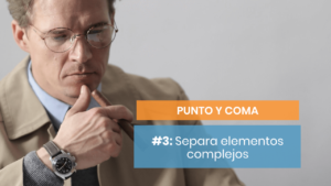 Enumeración del punto y coma