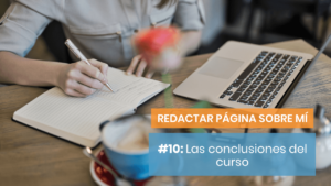 Las conclusiones del curso de la página sobre mí