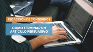 Cómo terminar el artículo de un blog