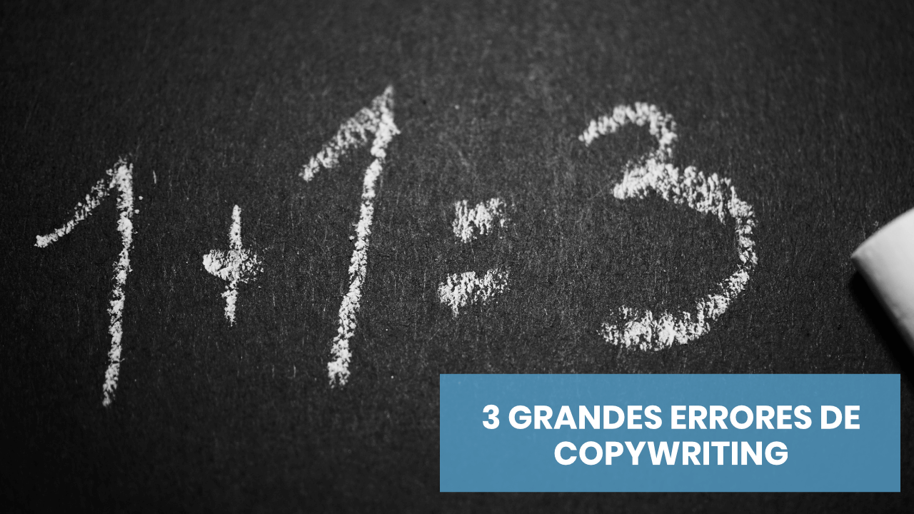 3 errores de copywriting