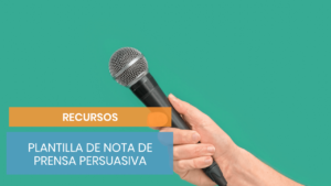 Plantilla de nota de prensa