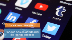 Has colocado mal tus iconos sociales