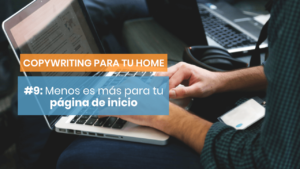 Página de inicio: menos es más