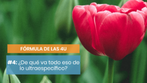 Cómo funciona lo ultraespecífico en la Fórmula de las 4U