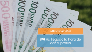 Precio y la landing page