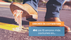10 errores habituales de un copywriter