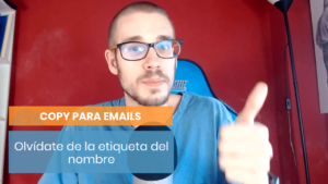 Etiqueta nombre emails