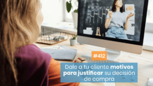 Busca motivos para justificar su compra