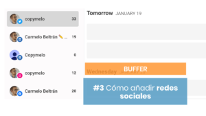 Redes sociales Buffer