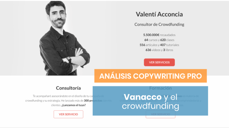 Vanacco - Análisis de Copywriting