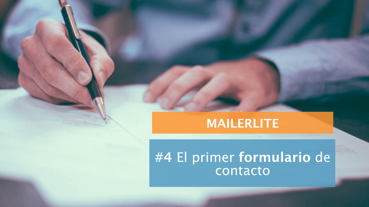 Formularios en MailerLite