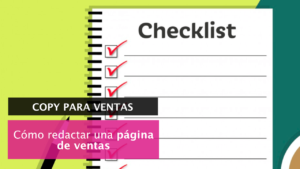 Checklist para una página de venetas
