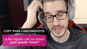 La he cagado con un email