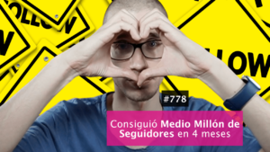 Medio millón de seguidores