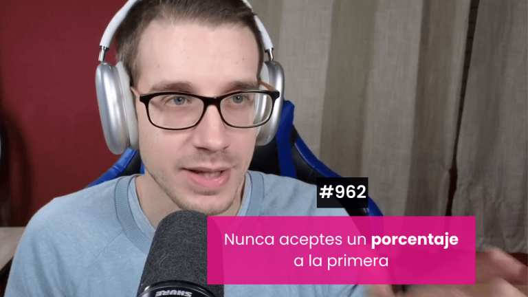 Nunca aceptes un porcentaje de un primer cliente: ¡te arrepentirás!