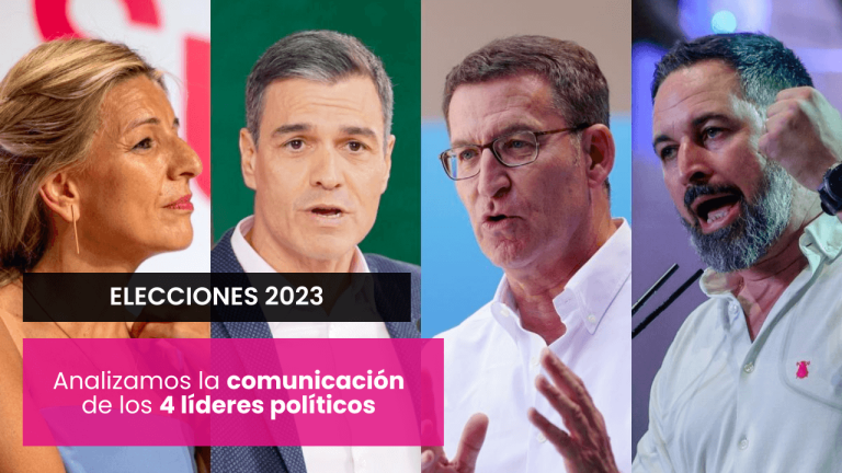 Análisis de la comunicación de los 4 líderes políticos