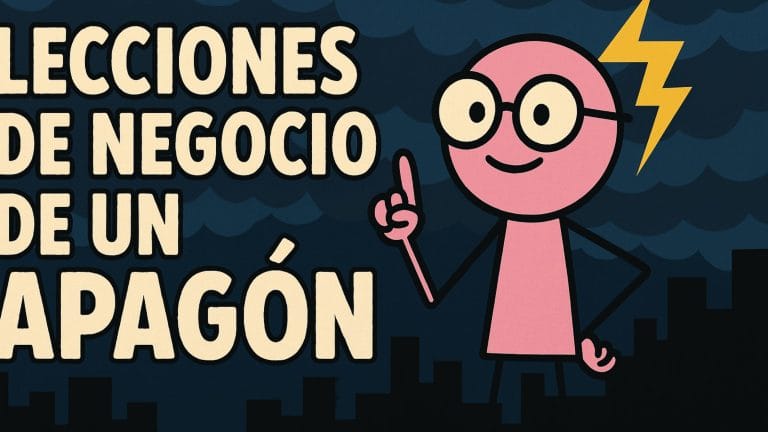 Lecciones de NEGOCIO de un APAGÓN