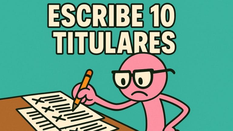 Escribe 10 titulares