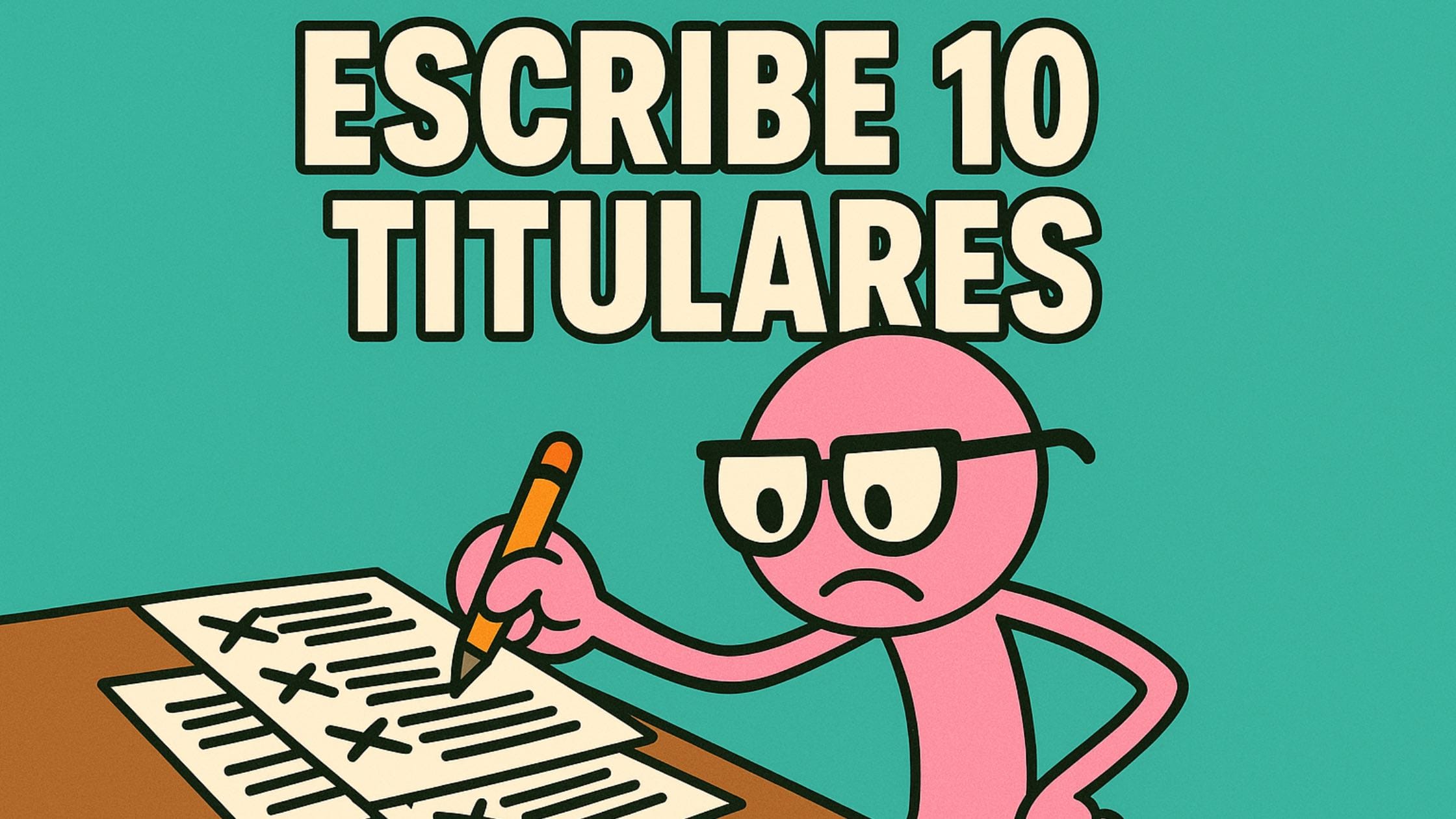 Escribe 10 titulares