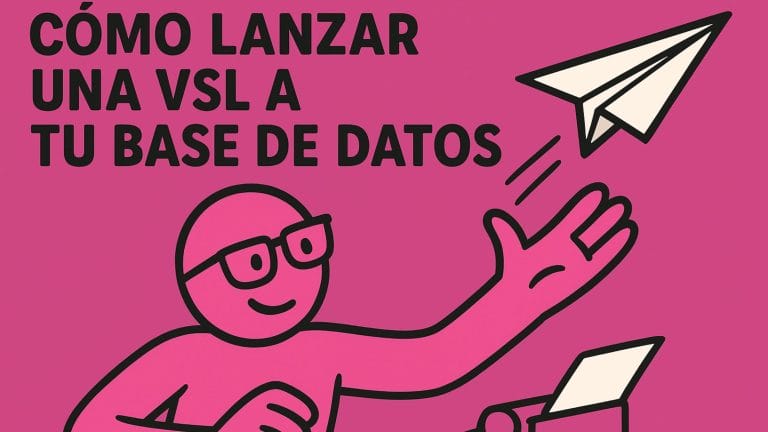 Cómo LANZAR tu VSL a tu BASE DE DATOS