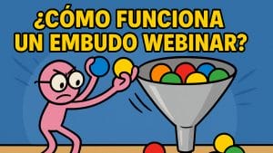 ¿Cómo funciona el embudo webinar?