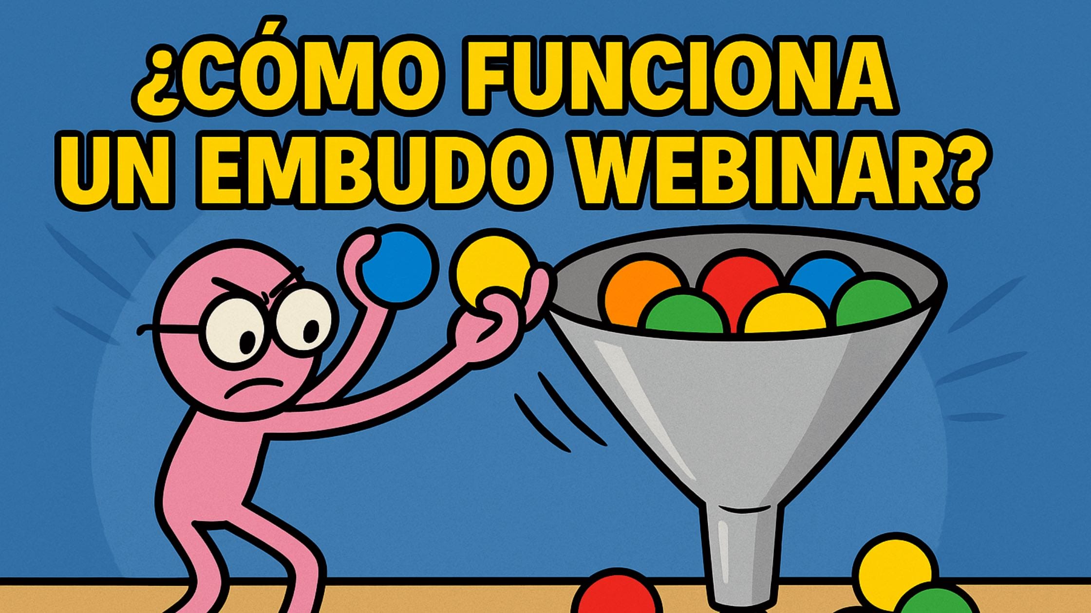¿Cómo funciona el embudo webinar?