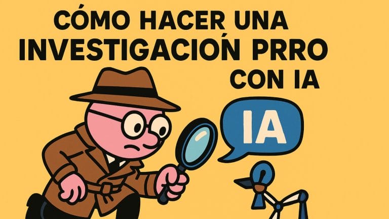 Cómo hacer una INVESTIGACIÓN PROFESIONAL con IA