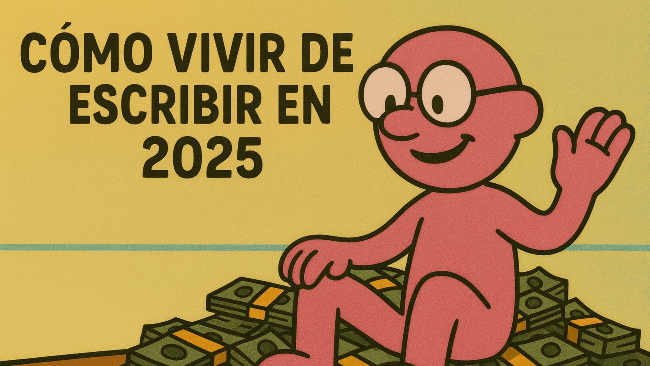 Cómo vivir de escribir en 2025