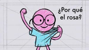 ¿Por qué el color rosa?